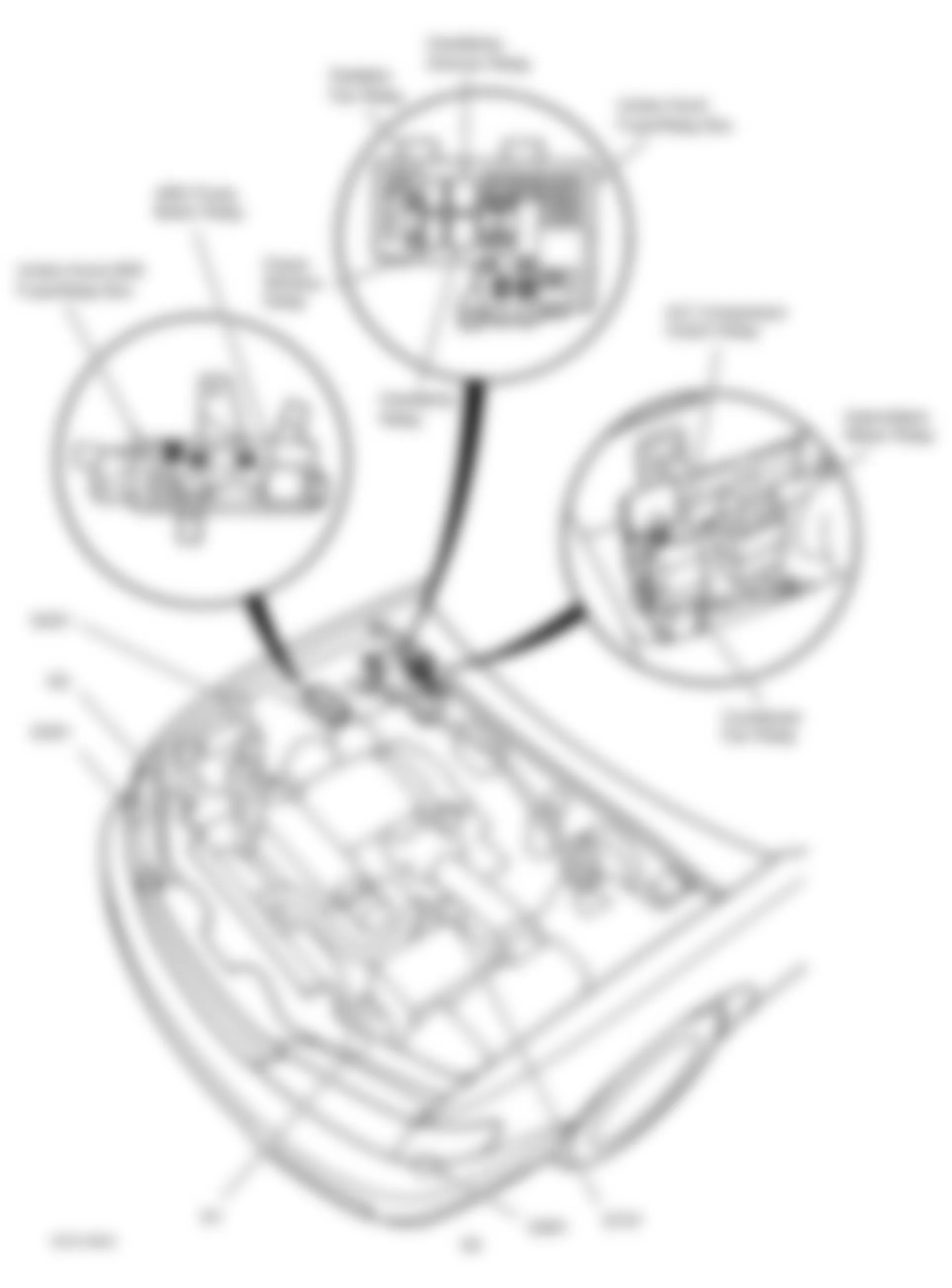 Honda Accord DX 1996 - Component Locations -  Engine Compartment (2.7L)