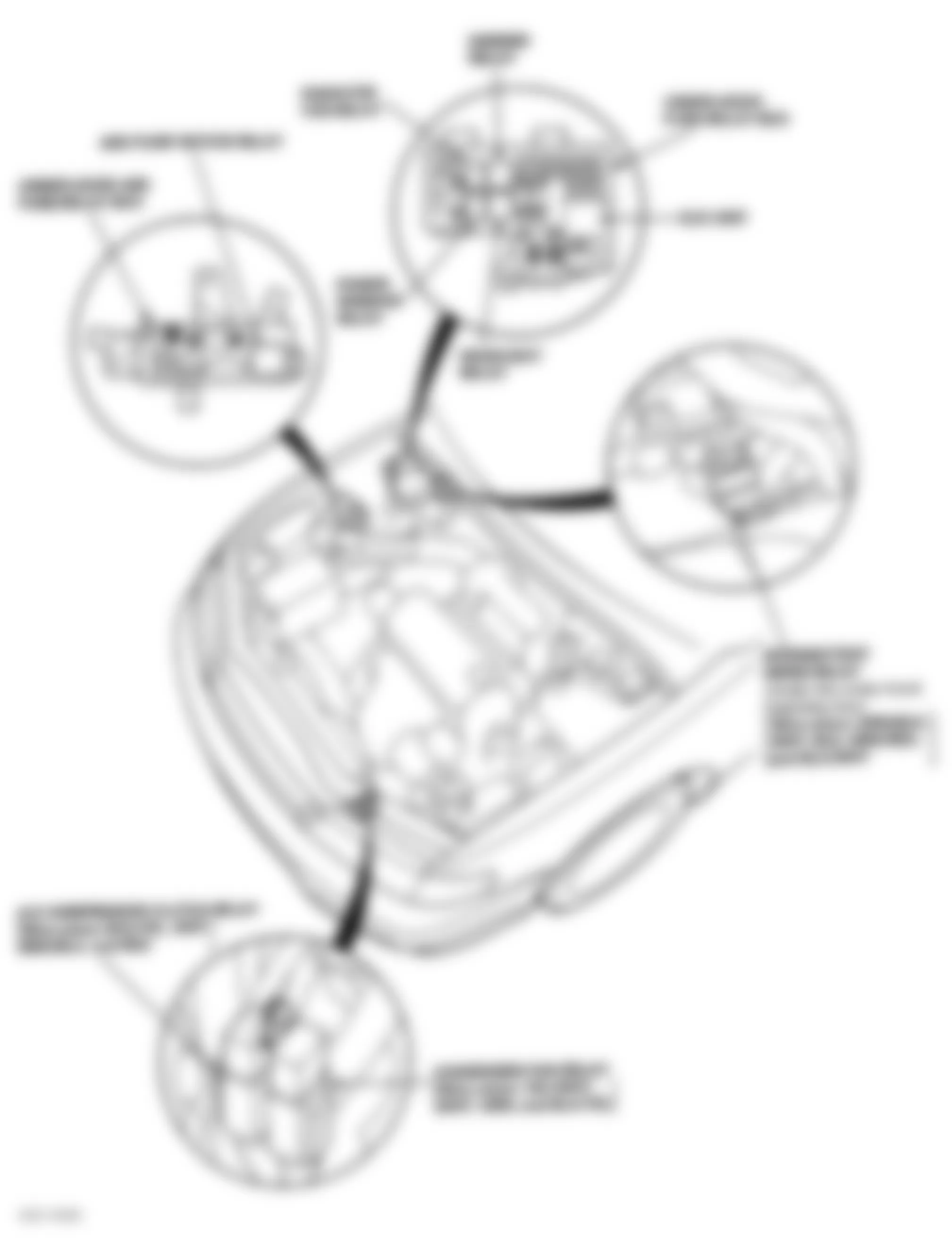 Honda Accord DX 1996 - Component Locations -  Locating Under-Hood ABS Fuse/Relay Box & Under-Hood Fuse/Relay Box (4-Cylinder)