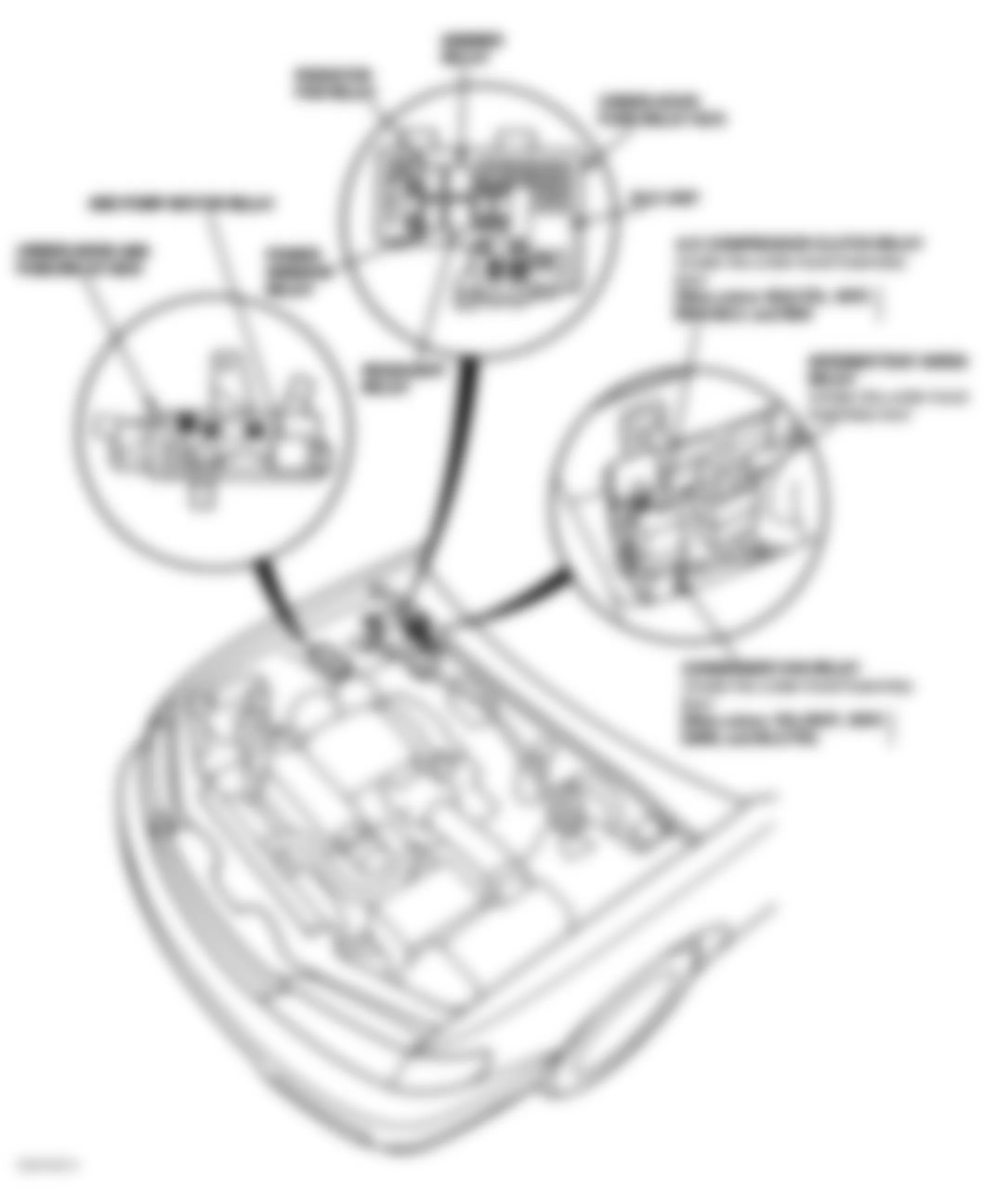 Honda Accord DX 1996 - Component Locations -  Locating Under-Hood ABS Fuse/Relay Box & Under-Hood Fuse/Relay Box (V6)