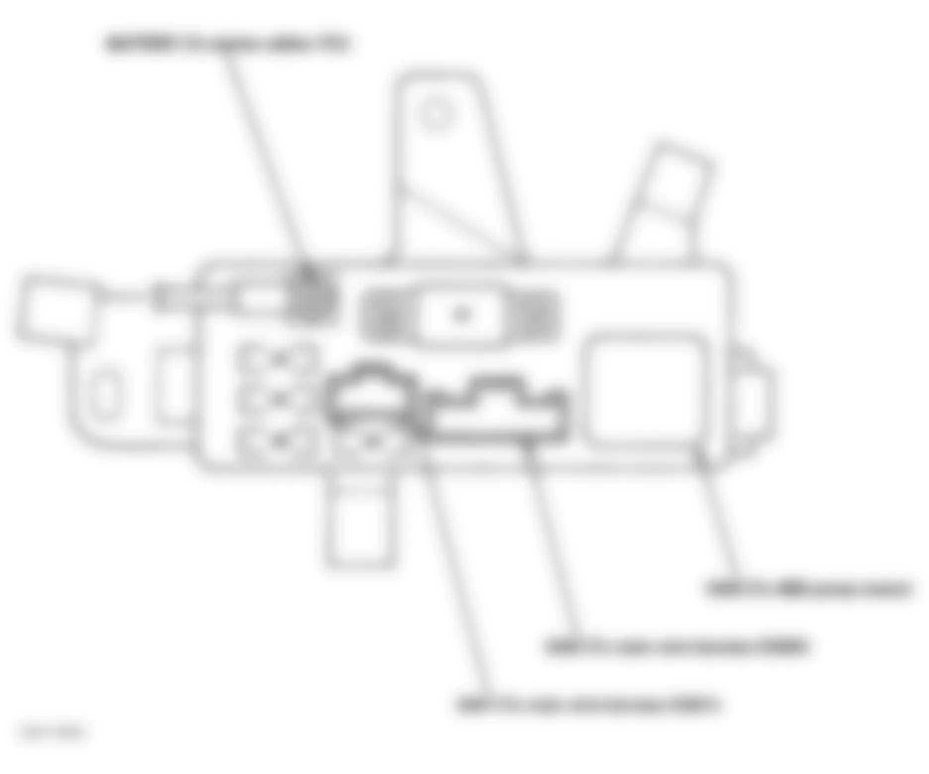 Honda Accord DX 1996 - Component Locations -  Identifying Under-Hood ABS Fuse/Relay Box Components (4-Cylinder & V6)