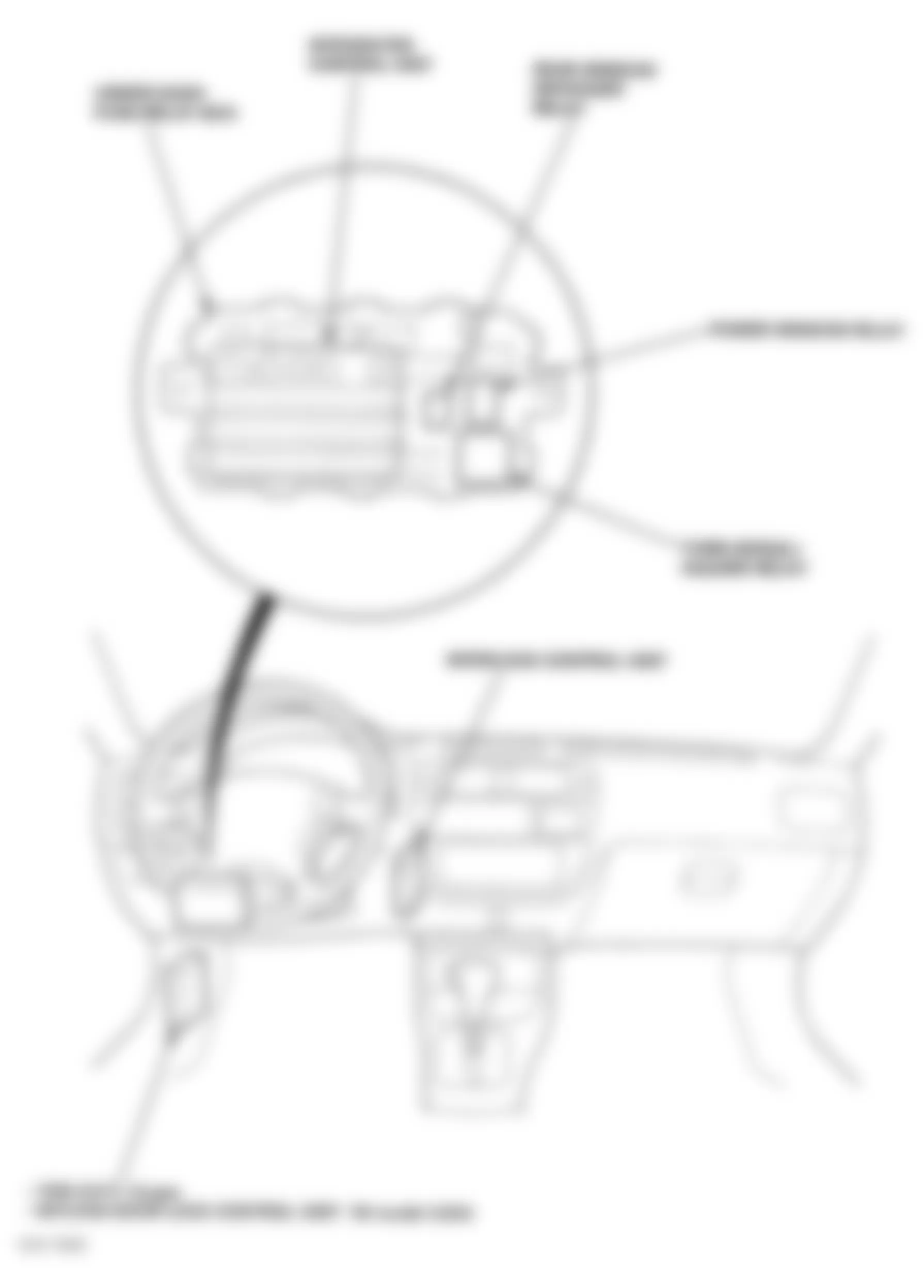 Honda Civic EX 1996 - Component Locations -  Locating Under-Dash Fuse/Relay Box (1998-2000)