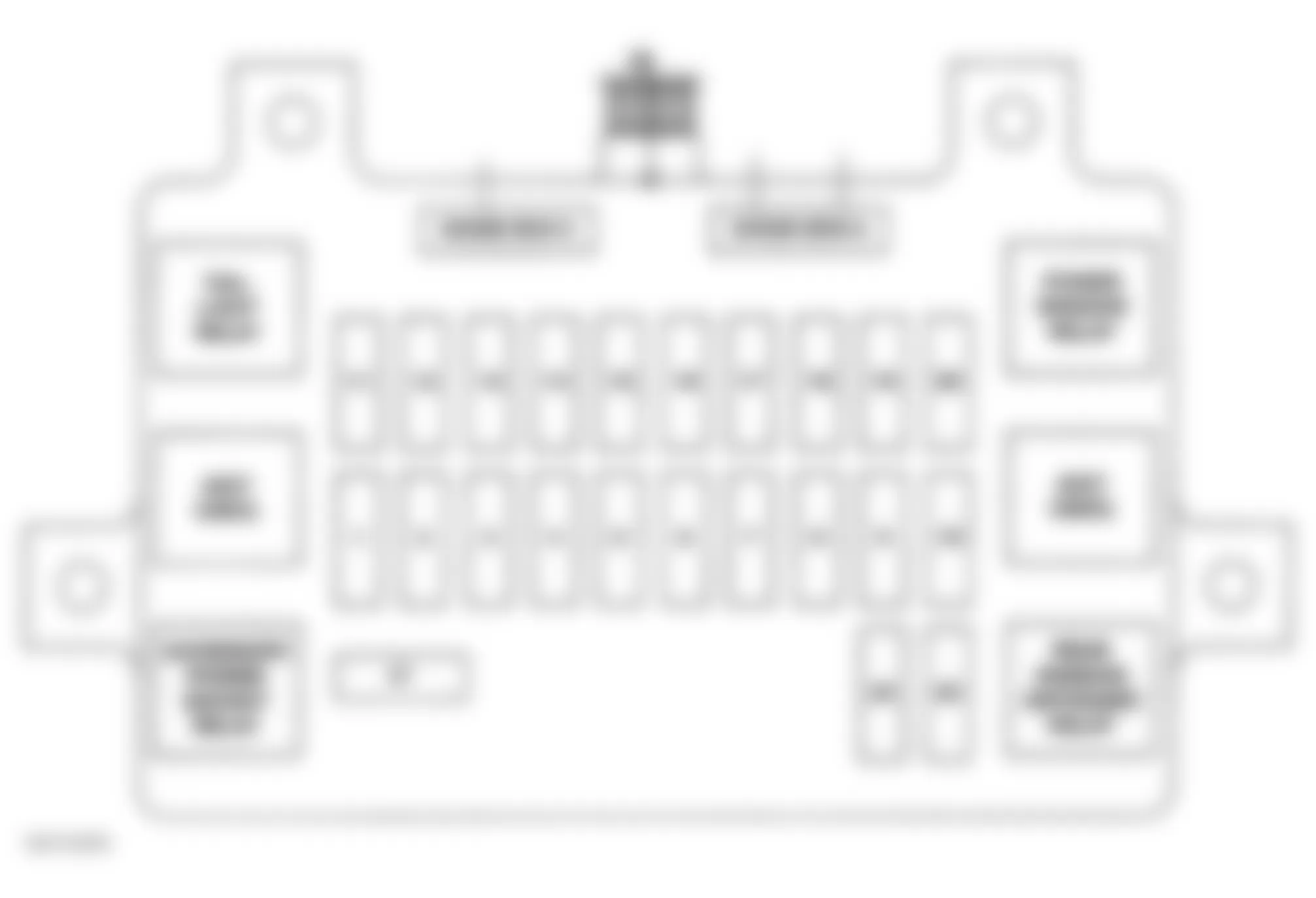 Honda Passport EX 1998 - Component Locations -  Identifying Instrument Panel Fuse Box Components (1998-99)