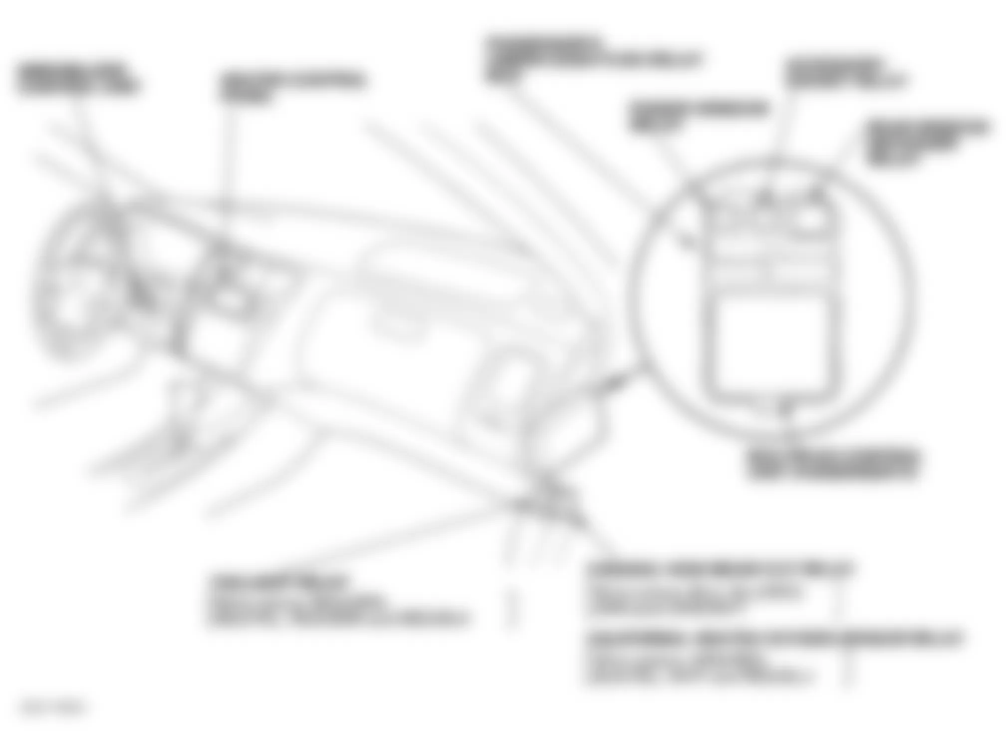 Honda Accord DX 1999 - Component Locations -  Locating Passengers Under-Dash Fuse/Relay Box (4-Cylinder)