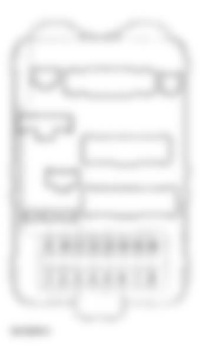 Honda Odyssey EX 1999 - Component Locations -  Locating Passengers Under-Dash Fuse/Relay Box