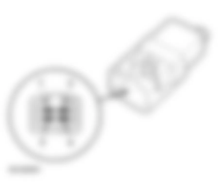 Honda Odyssey EX 1999 - Component Locations -  Checking Continuity Between Terminals (Rear A/C Blower High Relay)