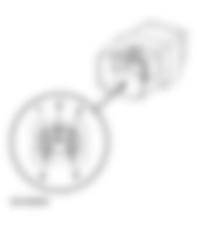 Honda Odyssey EX 1999 - Component Locations -  Checking Continuity Between Terminals (Rear A/C Blower Main Relay)