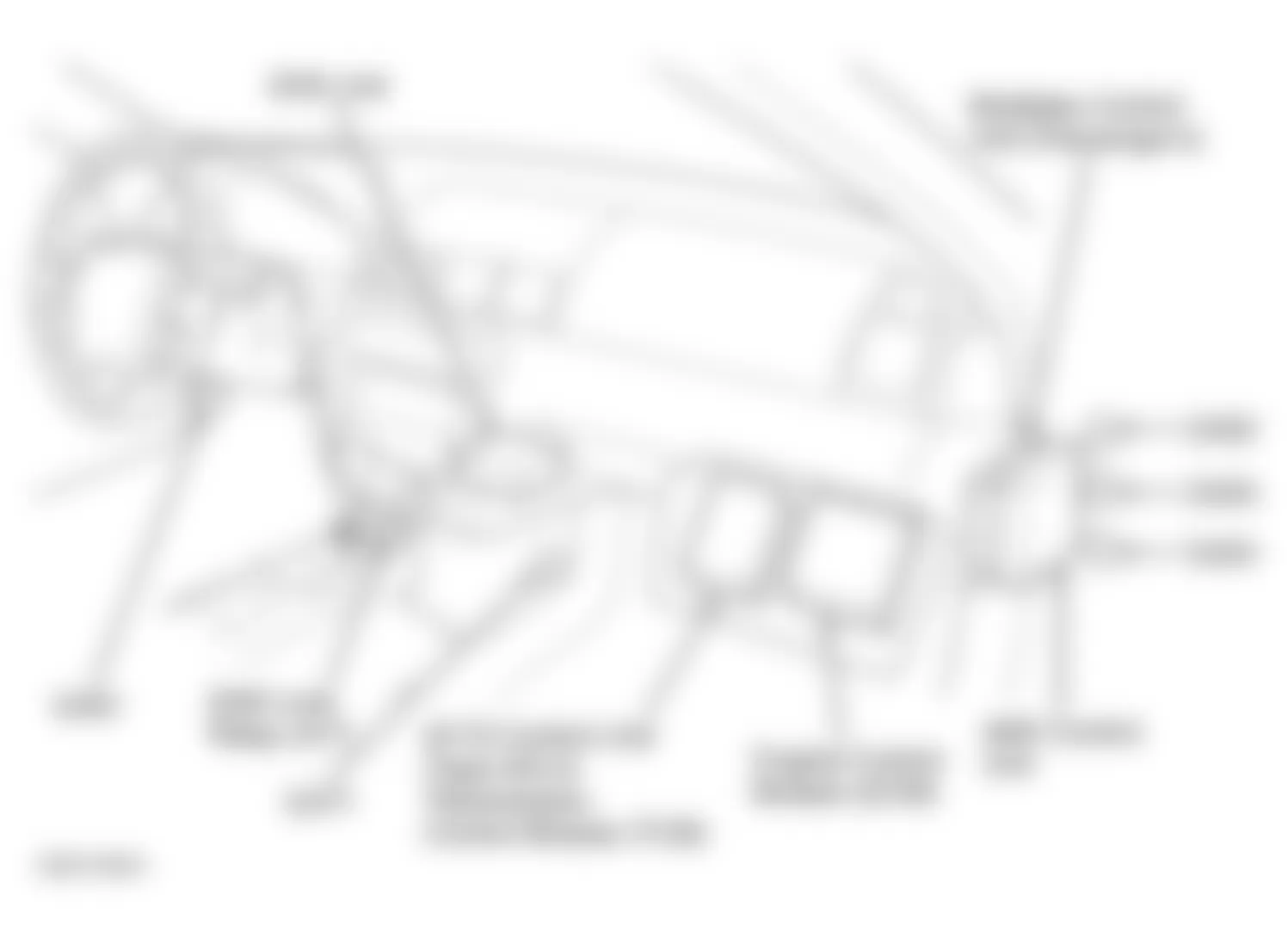 Honda Prelude 1999 - Component Locations -  Right Side Of Dash