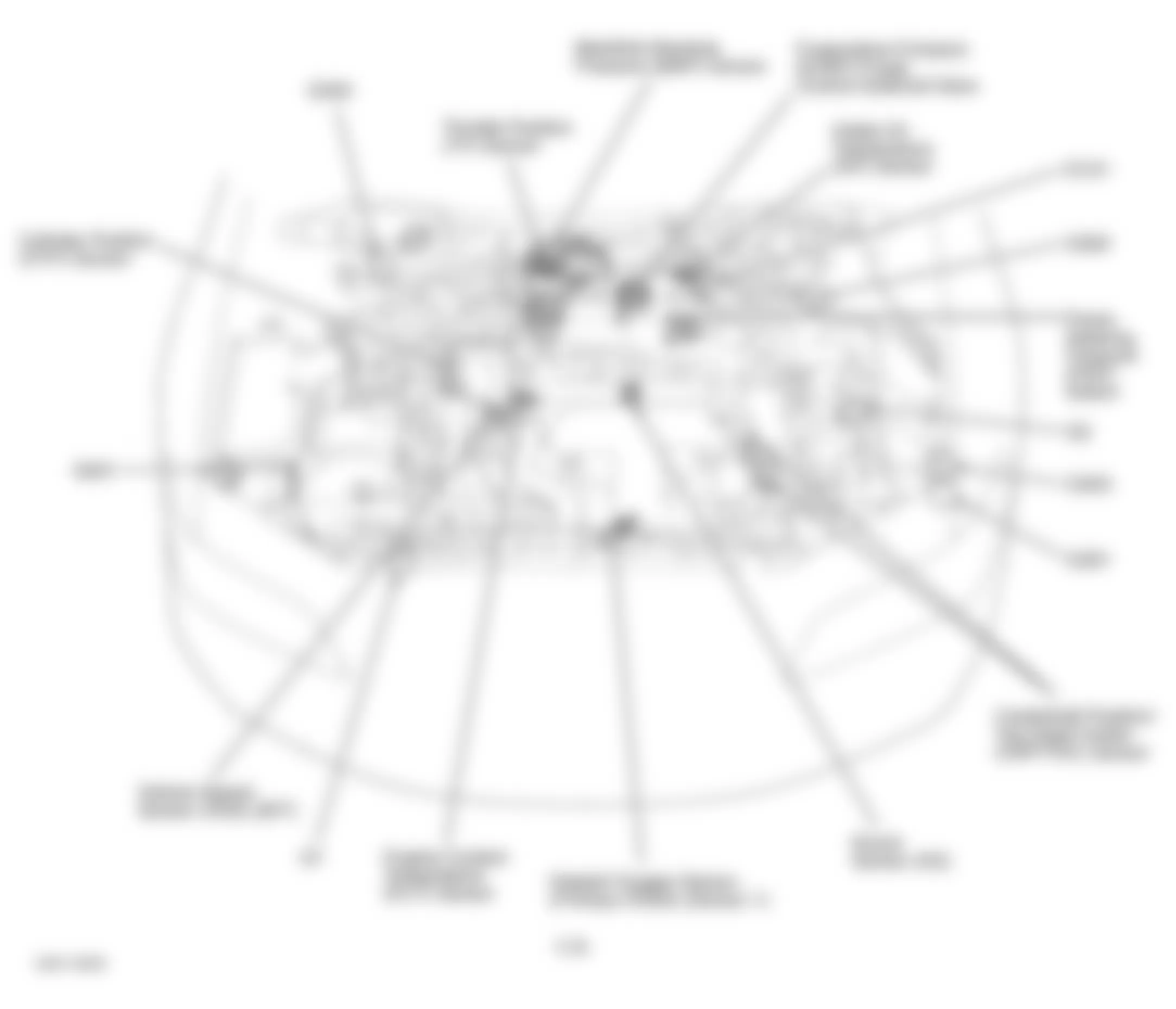 Honda Accord DX 2000 - Component Locations -  Engine Compartment (2.3L)