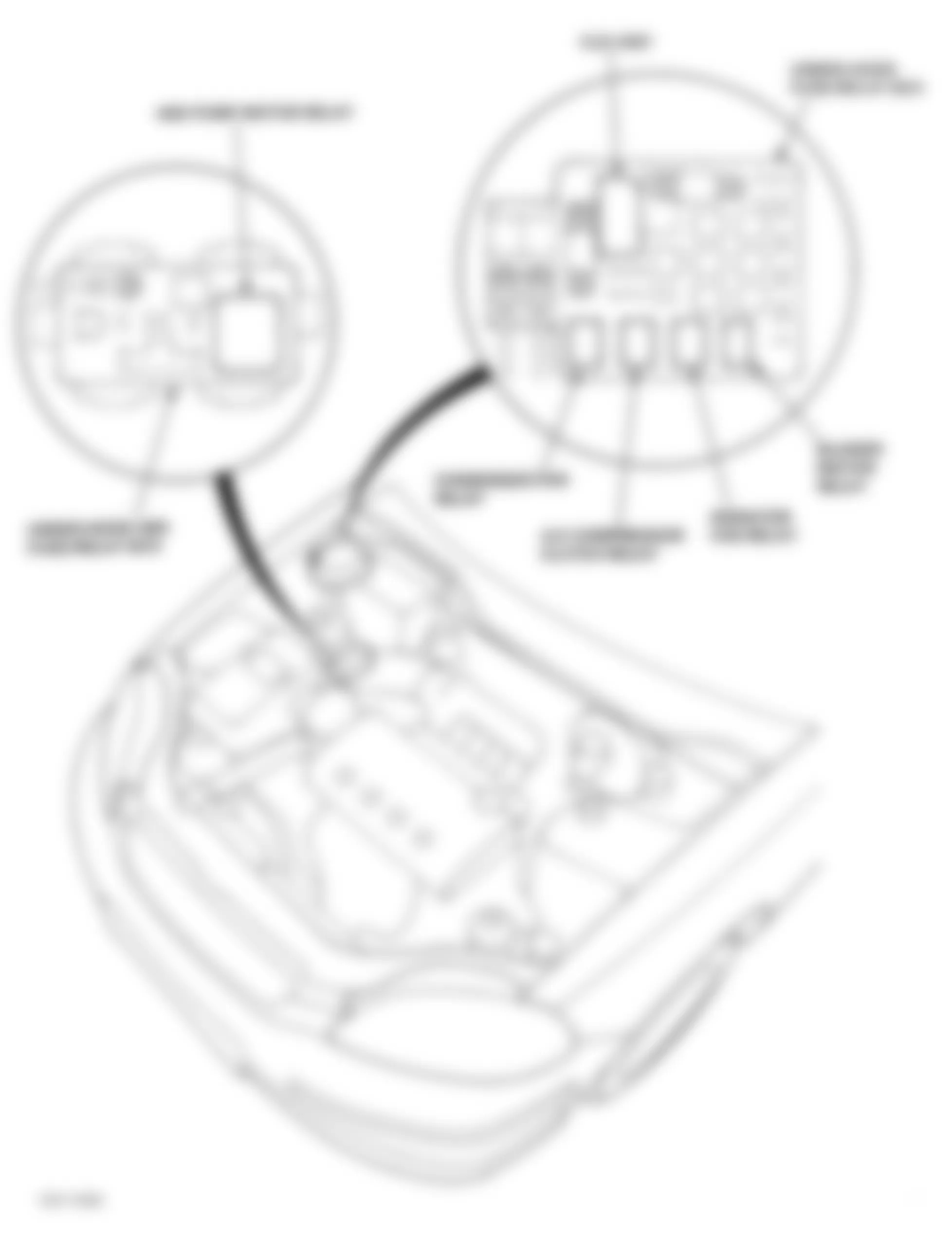 Honda Civic GX 2000 - Component Locations -  Locating Engine Compartment Fuse/Relay Boxes (1996-2000)