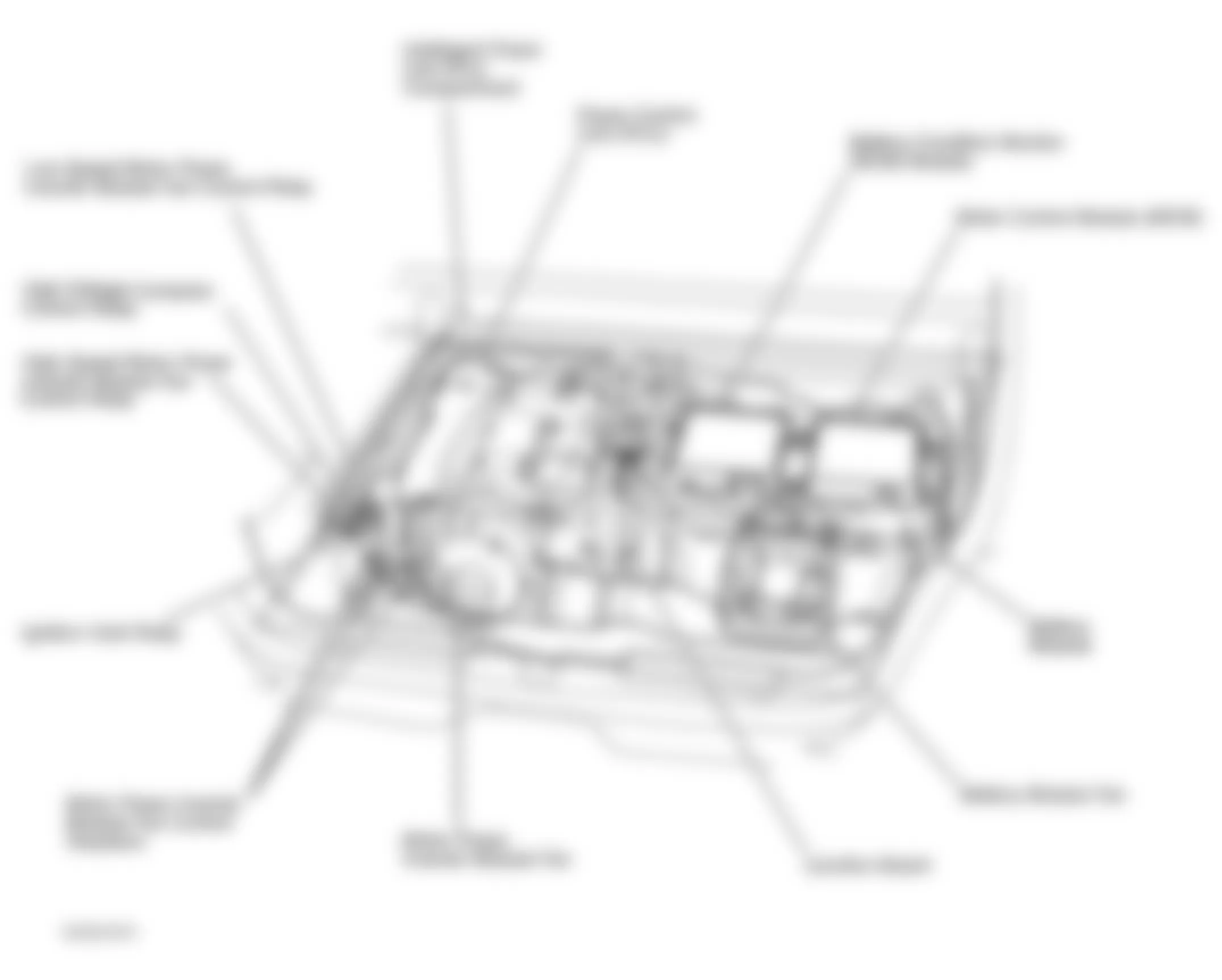 Honda Insight 2000 - Component Locations -  Rear Of Vehicle