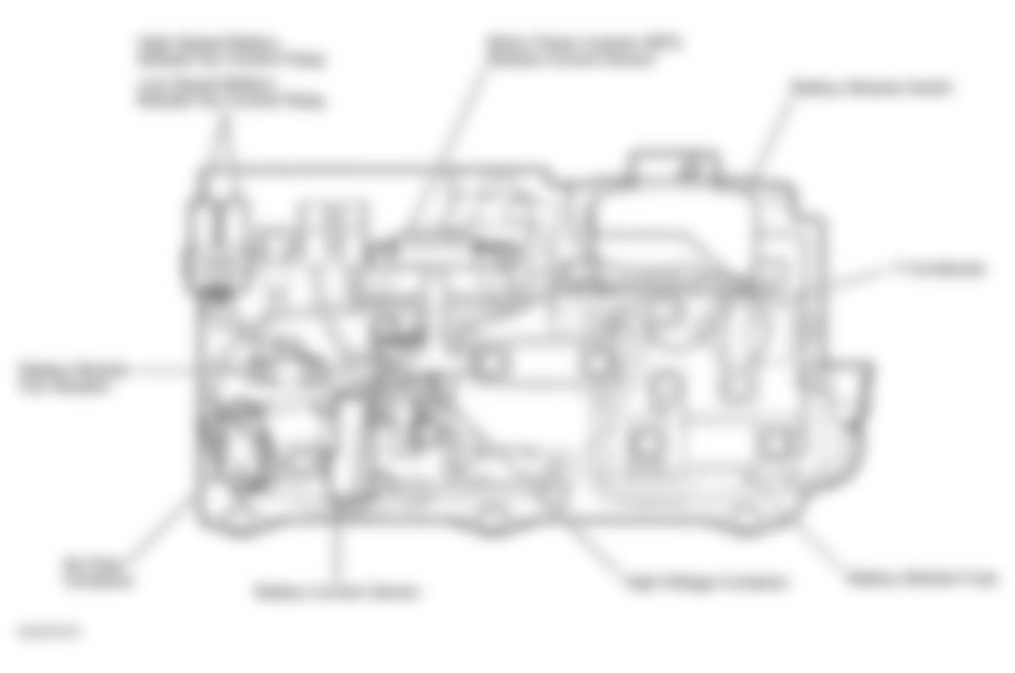Honda Insight 2000 - Component Locations -  Junction Board