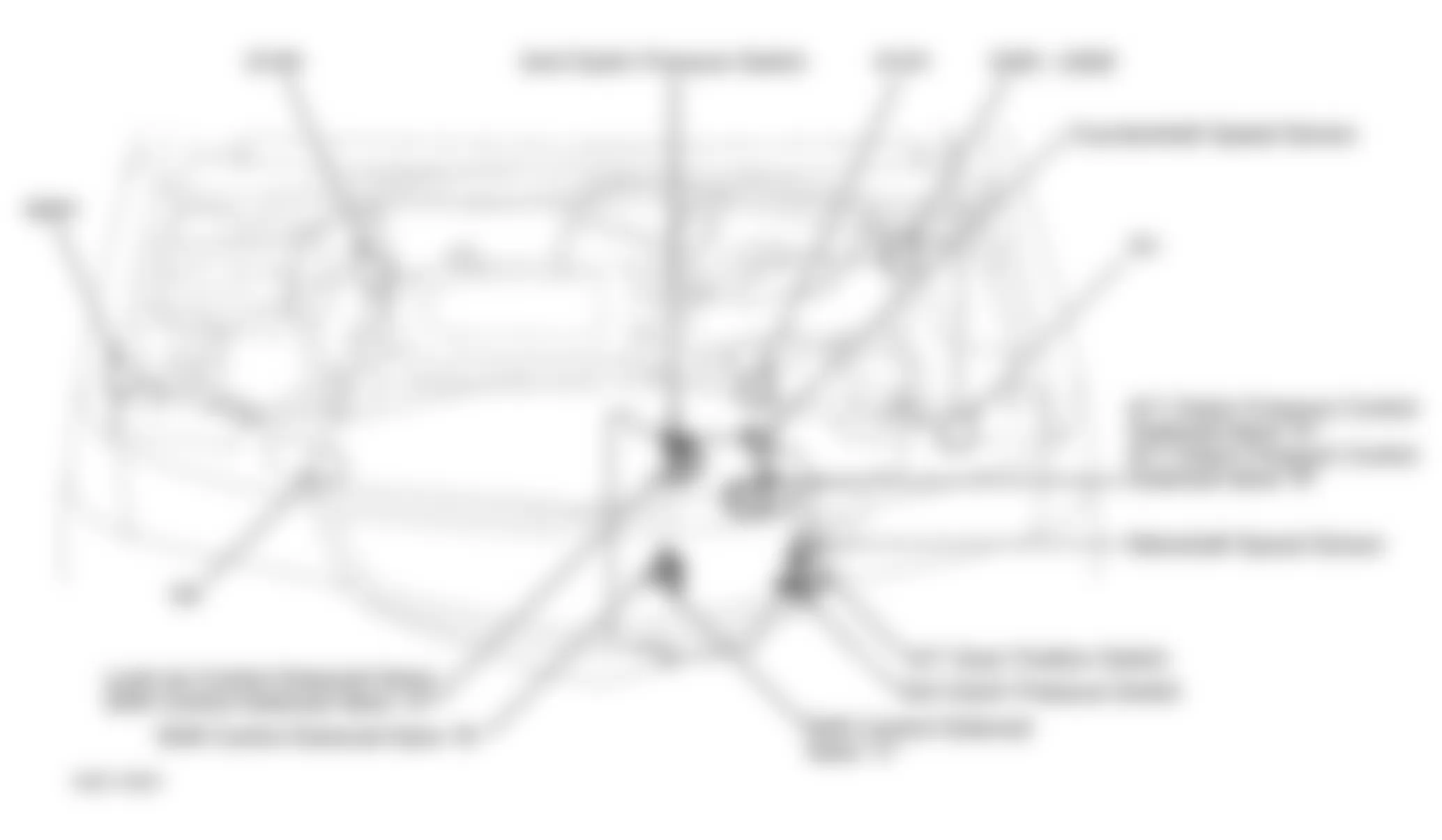 Honda Odyssey EX 2000 - Component Locations -  Transaxle