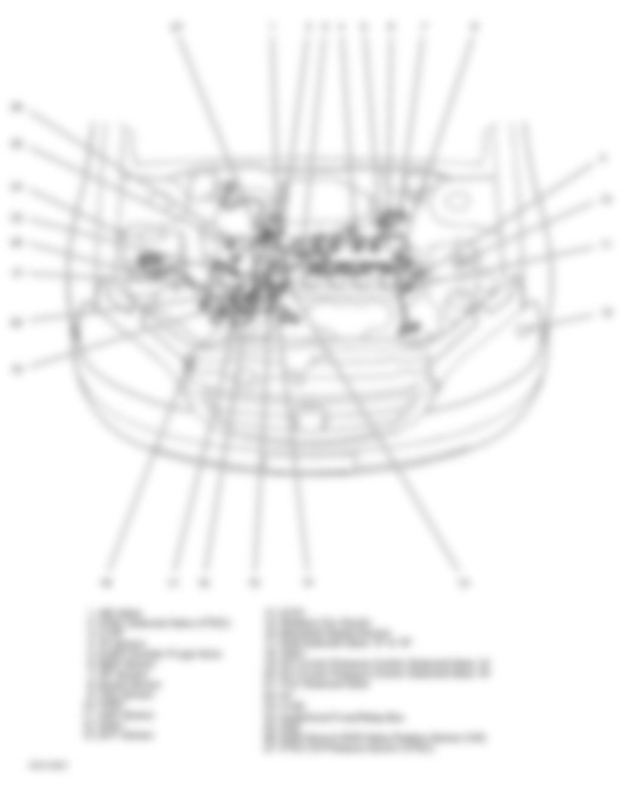 Honda Civic DX 2001 - Component Locations -  Engine Compartment
