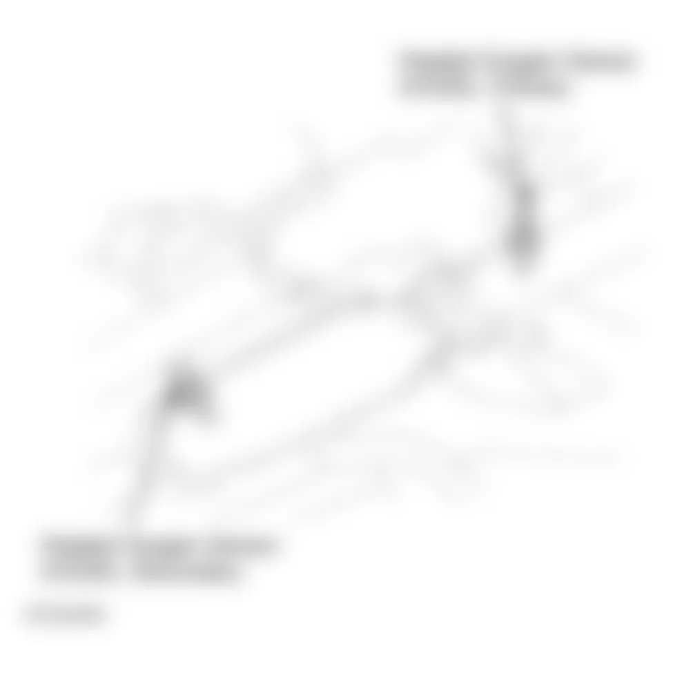 Honda CR-V EX 2001 - Component Locations -  Underside Of Vehicle