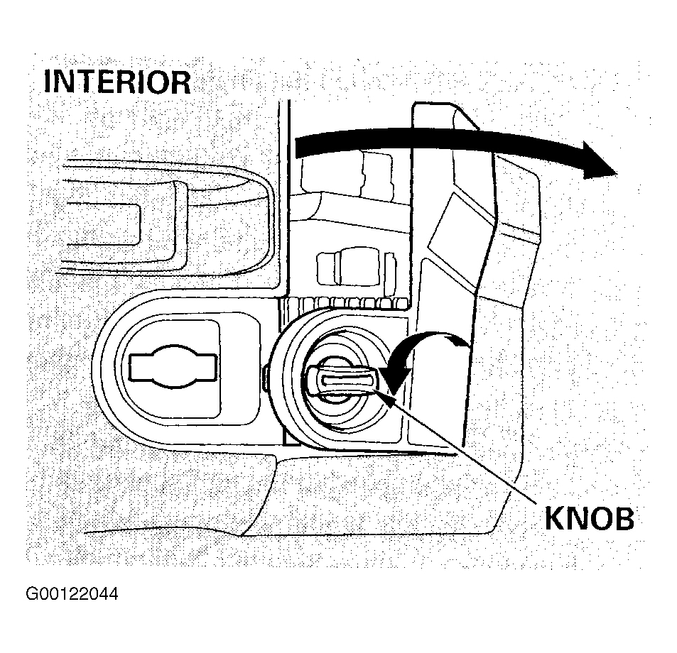 Honda Prelude 2001 - Component Locations -  Locating Interior Fuse Box (2000-01)