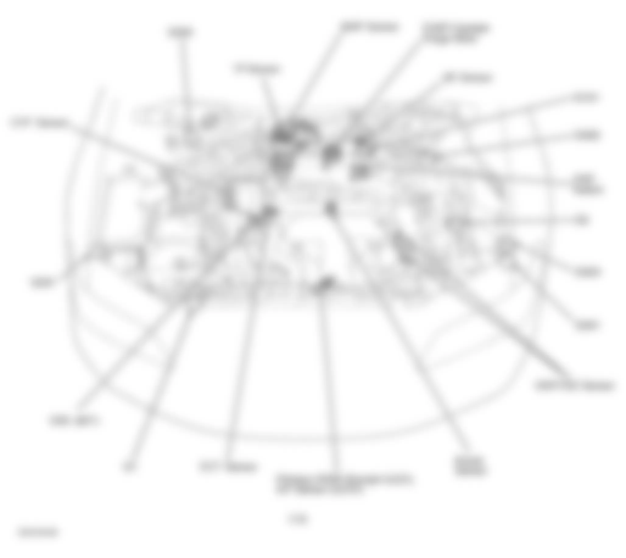 Honda Accord SE 2002 - Component Locations -  Engine Compartment (2.3L)