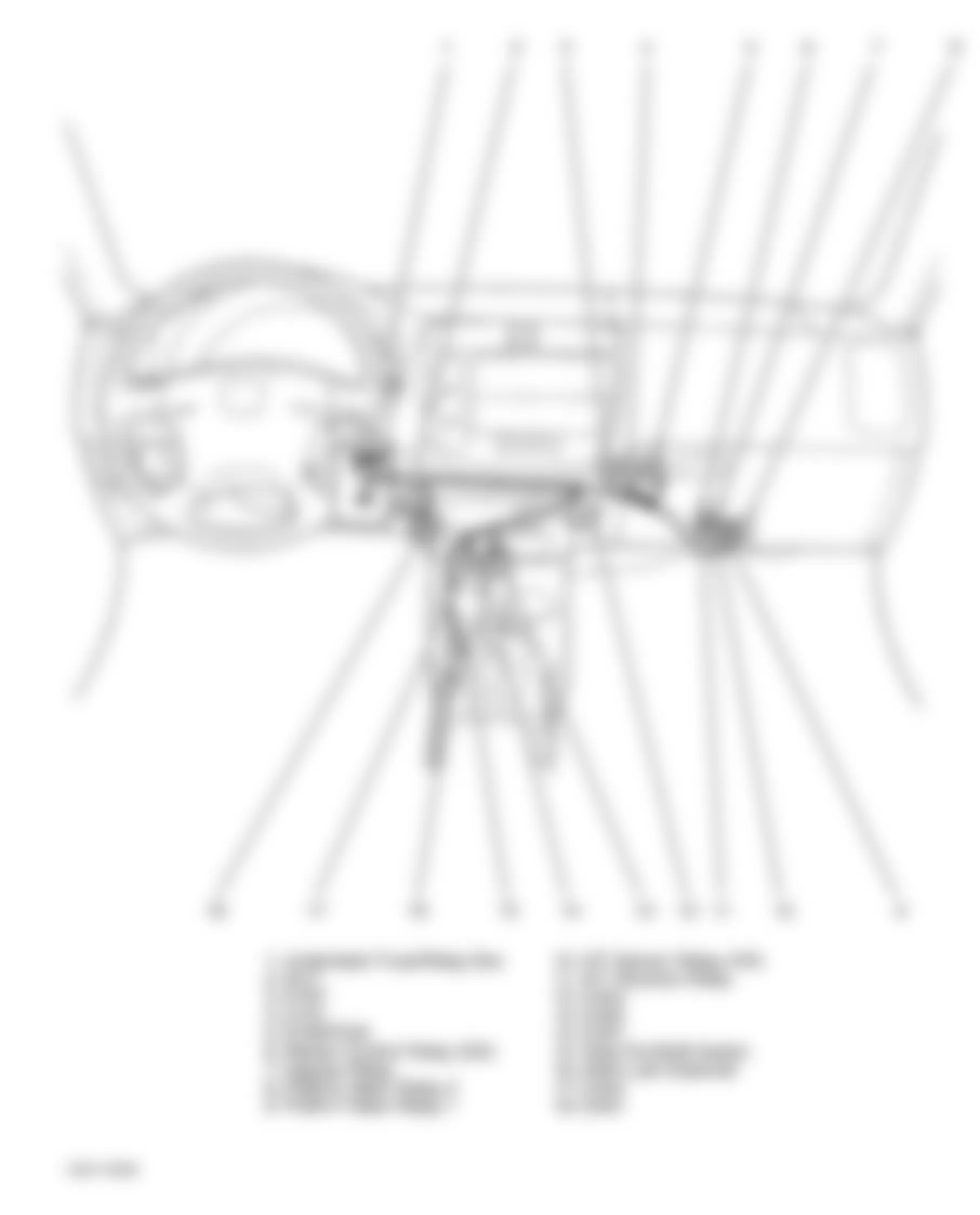 Honda Civic HX 2003 - Component Locations -  Dash
