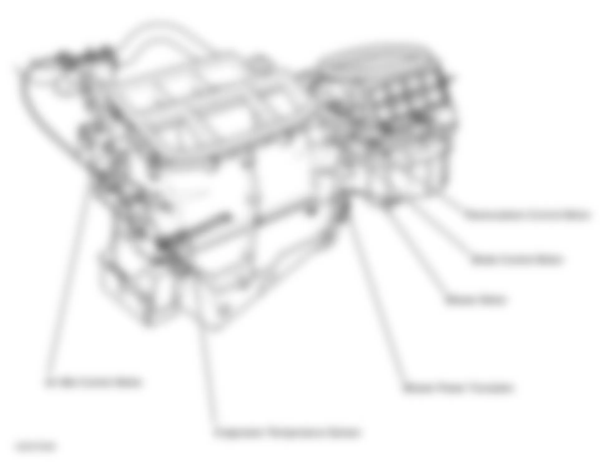 Honda CR-V EX 2003 - Component Locations -  HVAC Unit