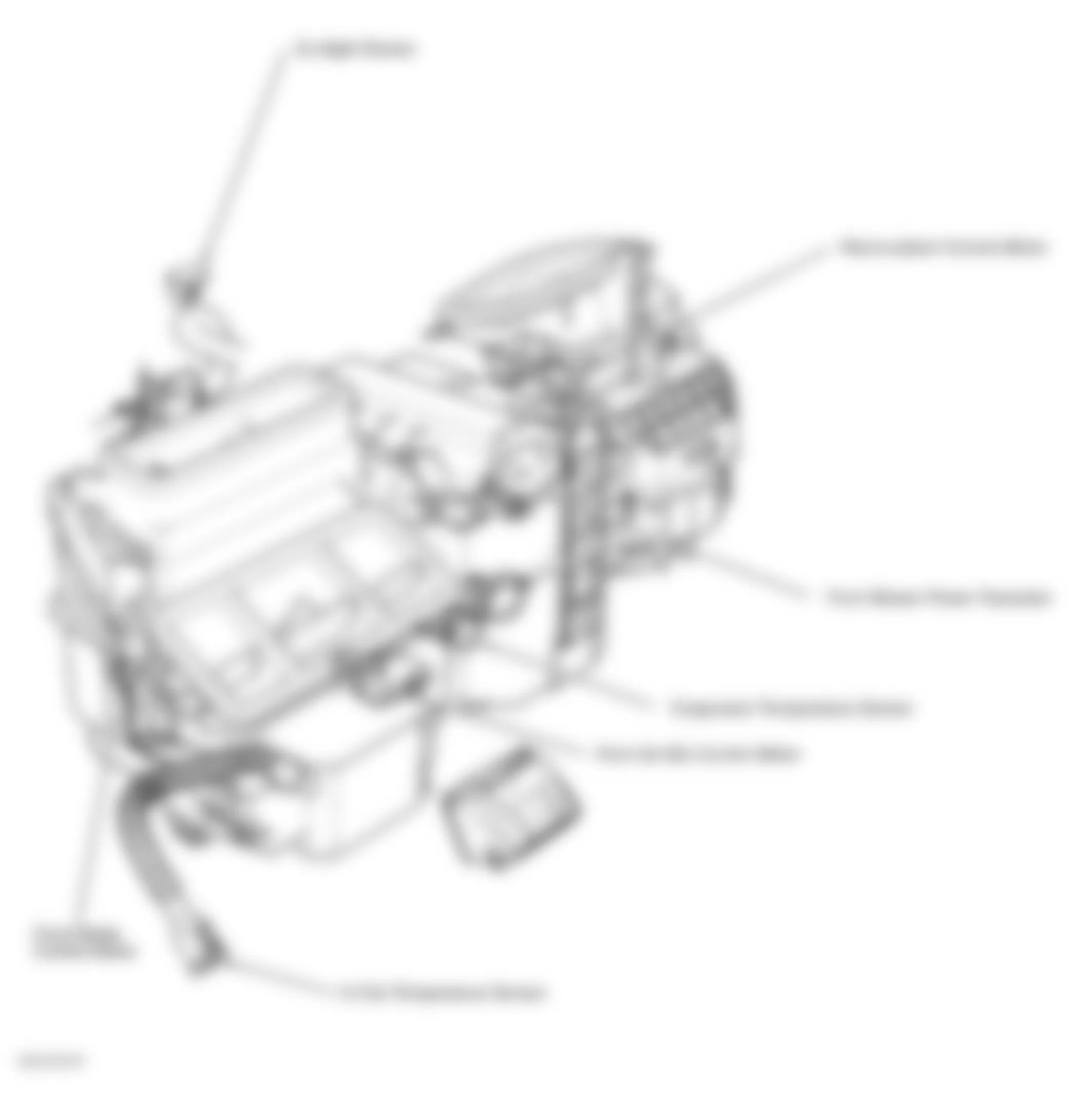 Honda Pilot EX 2003 - Component Locations -  HVAC Assembly