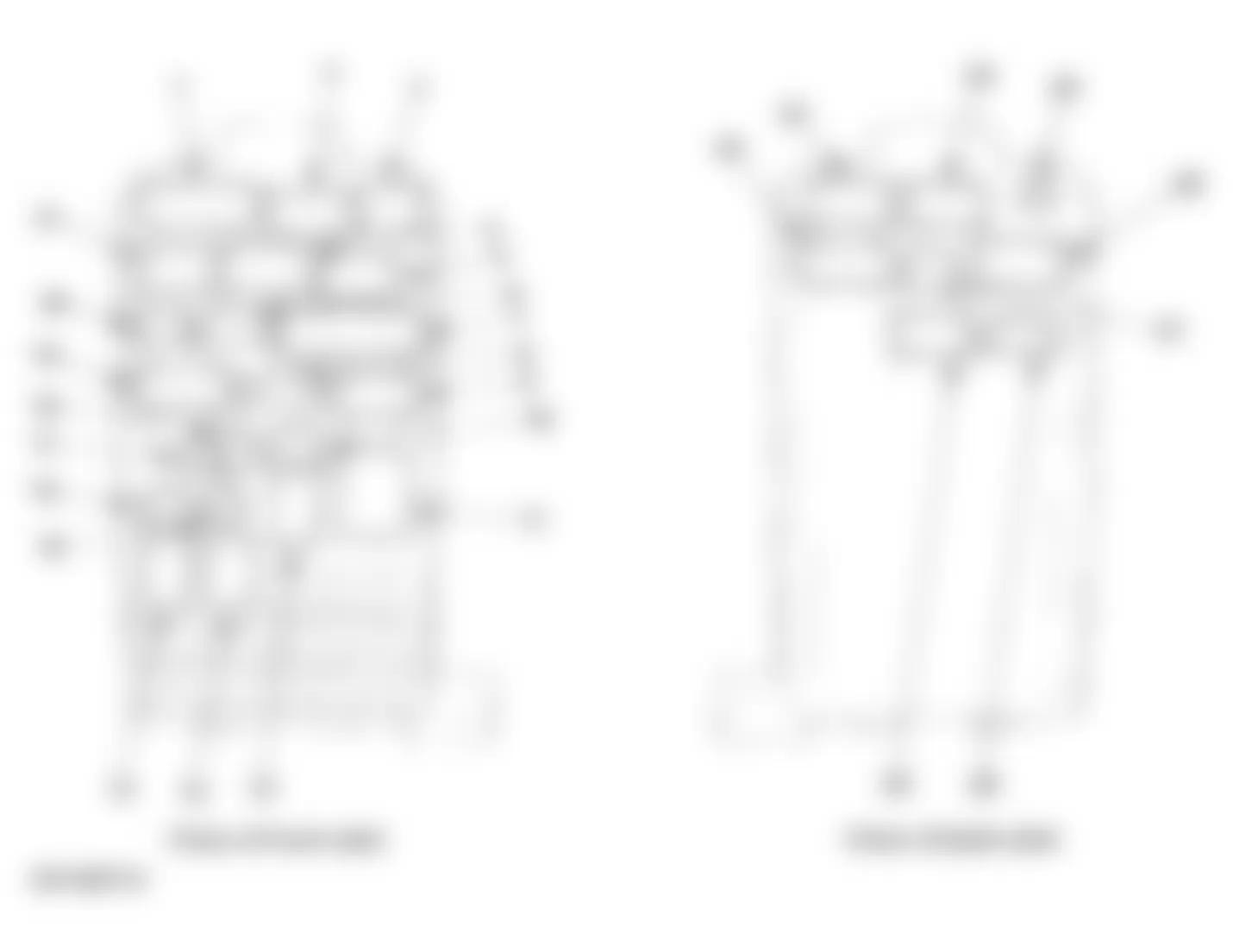 Honda Civic Hybrid 2004 - Component Locations -  Identifying Under-dash Fuse/Relay Box Connectors