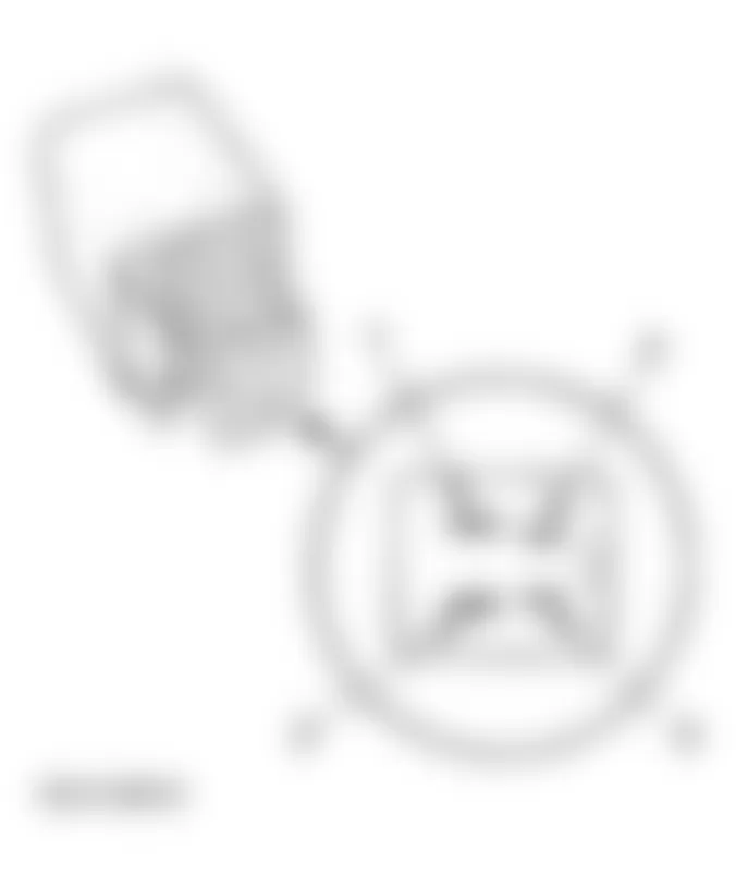 Honda Element LX 2004 - Component Locations -  Identifying Terminals Of Blower Motor Relay - Type 2 Relay
