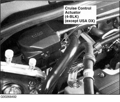 Honda Accord DX 2005 - Component Locations -  Right Side Of Engine Compartment (2.4L)