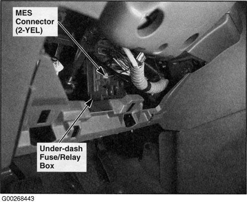 Honda Element LX 2005 - Component Locations -  Locating Under-Dash Fuse/Relay Box