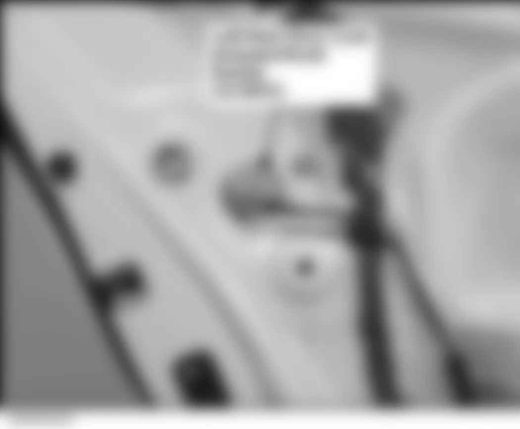 Honda Civic Hybrid 2006 - Component Locations - Left Rear Door (Right Rear Similar)