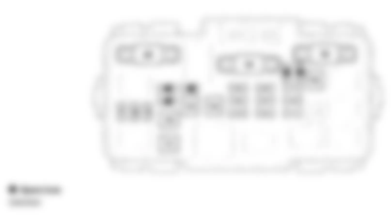 Honda CR-V EX 2006 - Component Locations -  Identifying Under-Hood Fuse/Relay Box Components