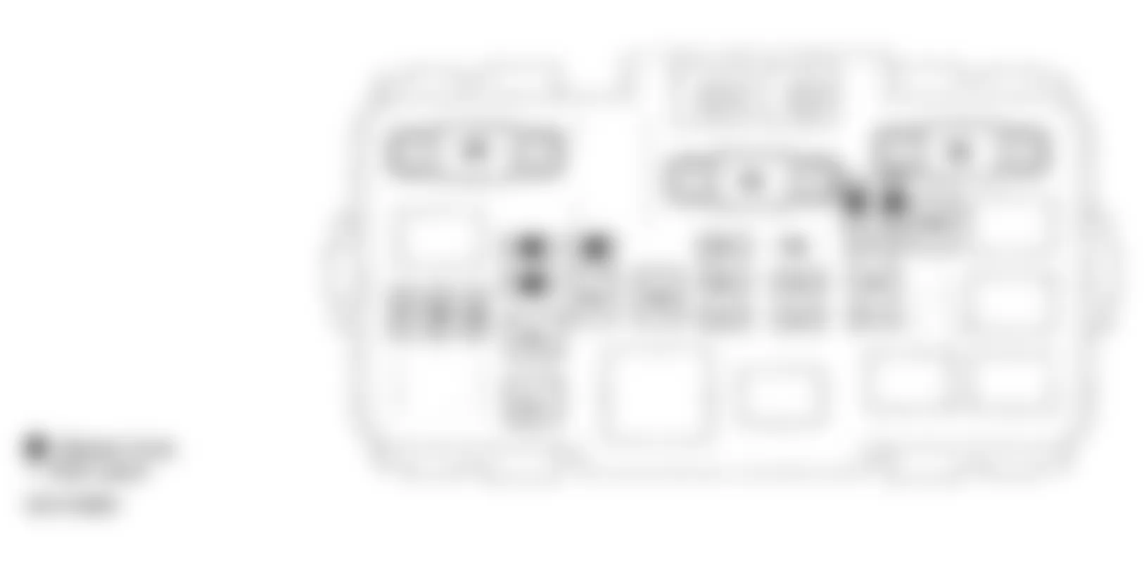 Honda Element LX 2006 - Component Locations - Identifying Under-Hood Fuse/Relay Box Components