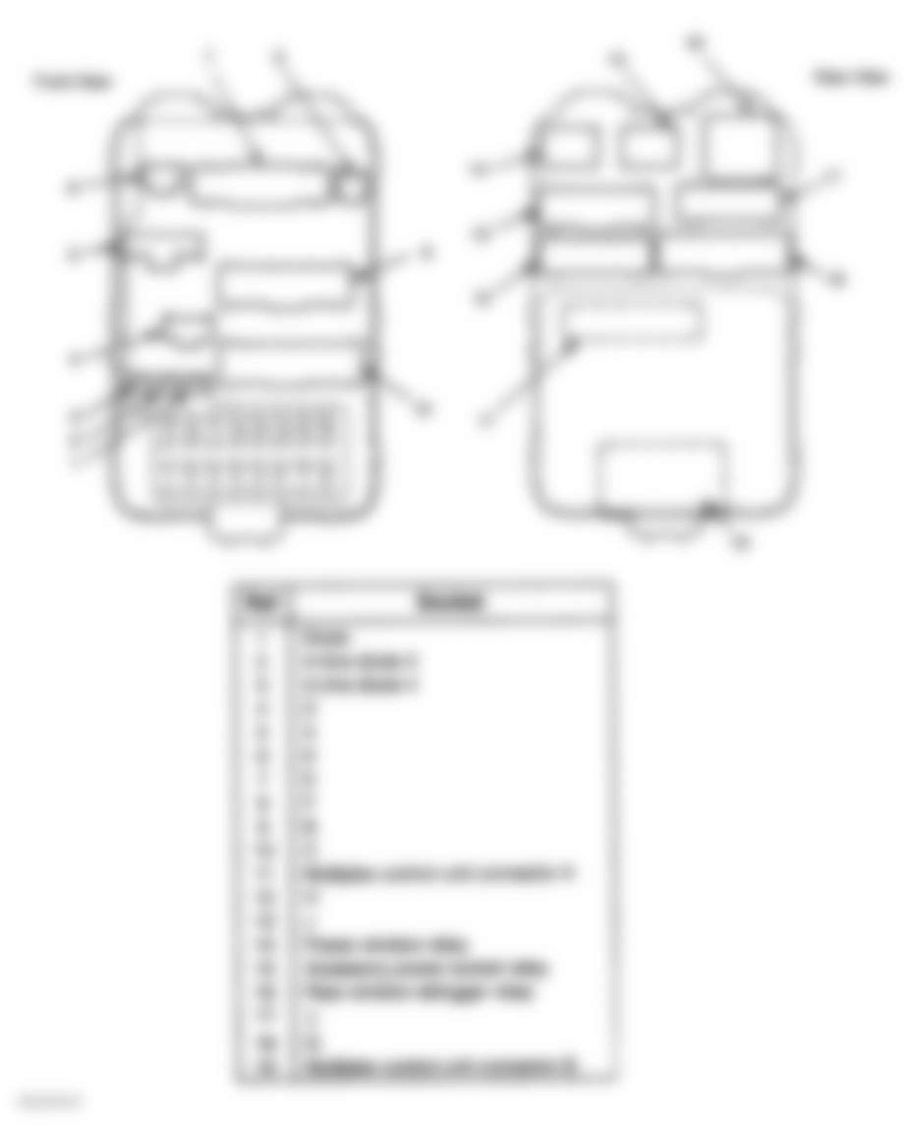 Honda Pilot EX 2007 - Component Locations -  Passengers Under-Dash Fuse/Relay Box