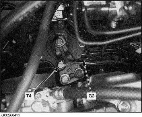 Honda Element EX 2008 - Component Locations -  Right Side Of Engine Compartment