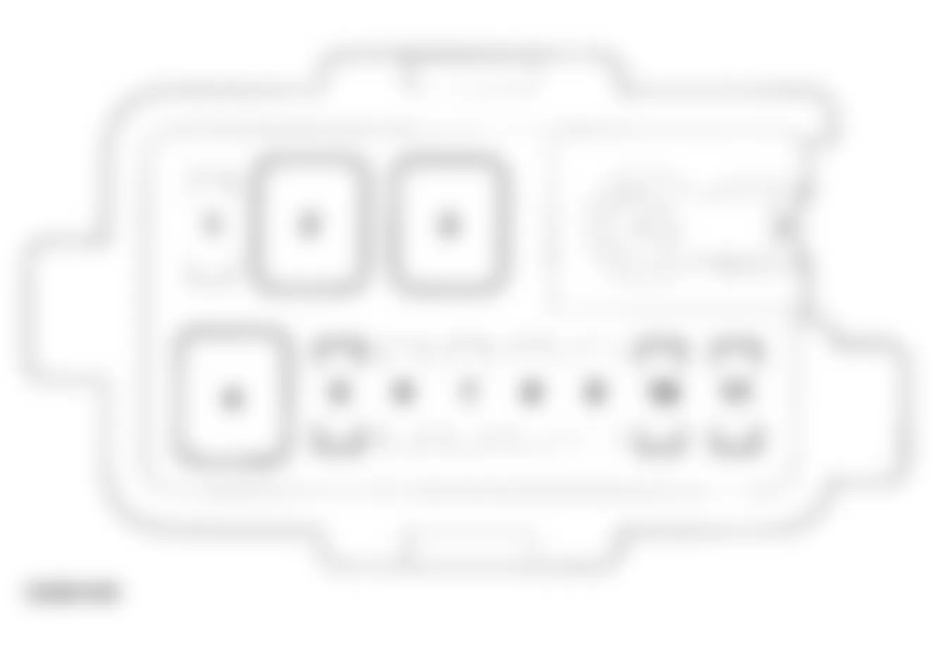 Honda Ridgeline RTL 2008 - Component Locations -  Identifying Auxiliary Under-Hood Fuse/Relay Box Components