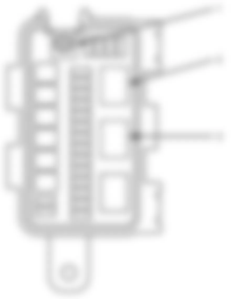 Honda Pilot EX 2009 - Component Locations -  Auxiliary Under-Hood Fuse/Relay Box