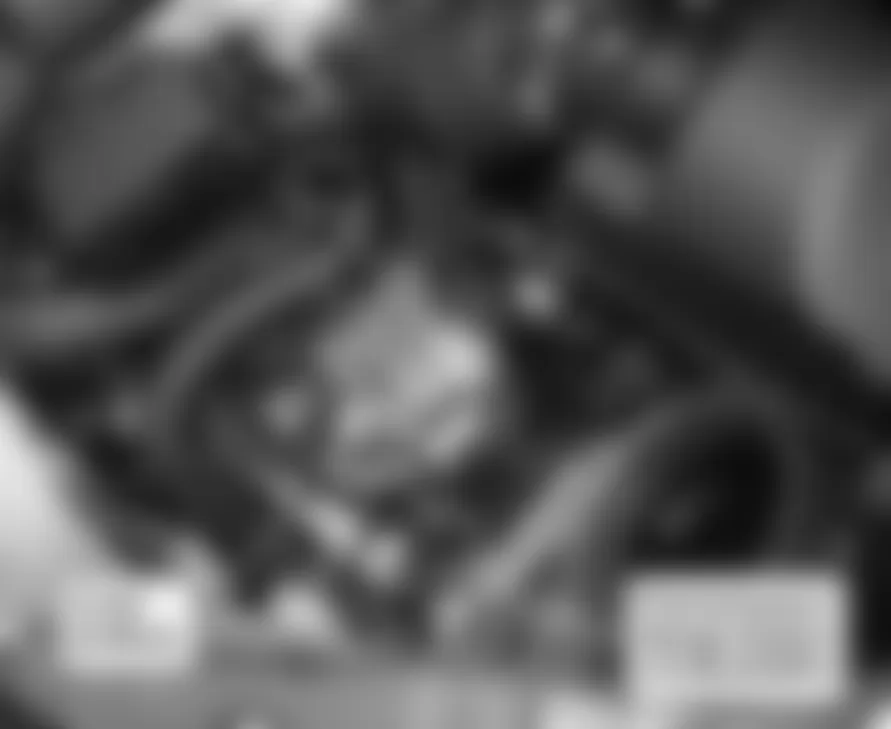 Honda Pilot EX 2009 - Component Locations -  Top Of Automatic Transmission