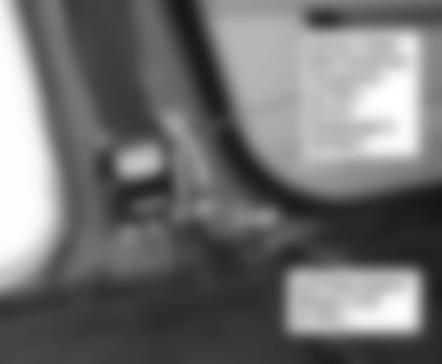 Honda Pilot EX 2009 - Component Locations -  Left B Pillar (Right Similar)