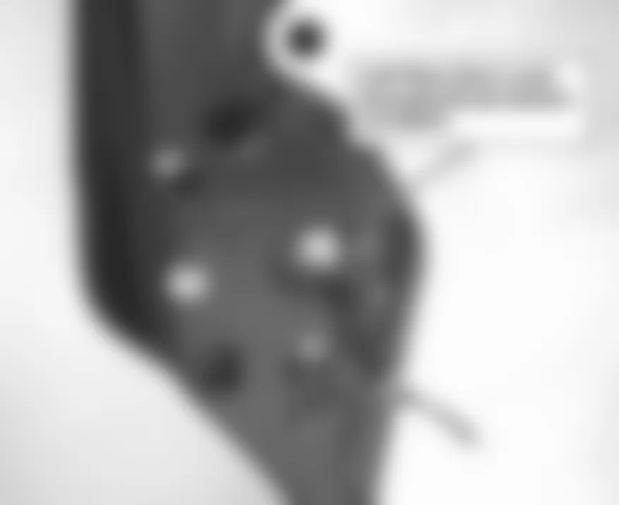 Honda Pilot EX 2009 - Component Locations -  Left Rear Door (Right Similar)