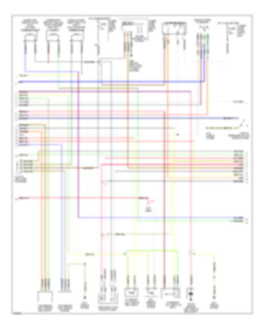 2.0L, Engine Performance Wiring Diagram (2 of 3) for Honda Civic DX 2005
