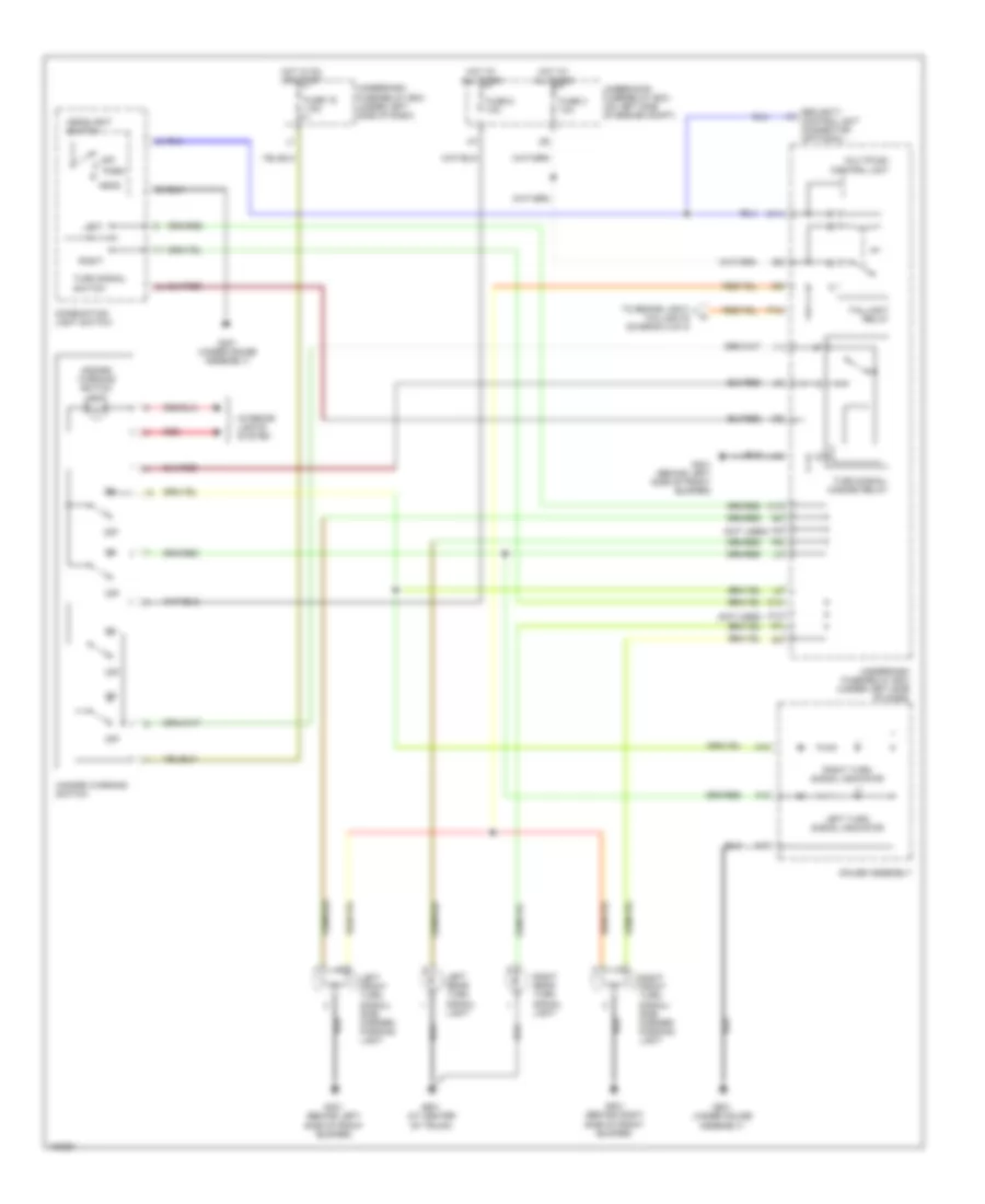 Exterior Lamps Wiring Diagram, Hybrid (1 of 2) for Honda Civic DX 2005