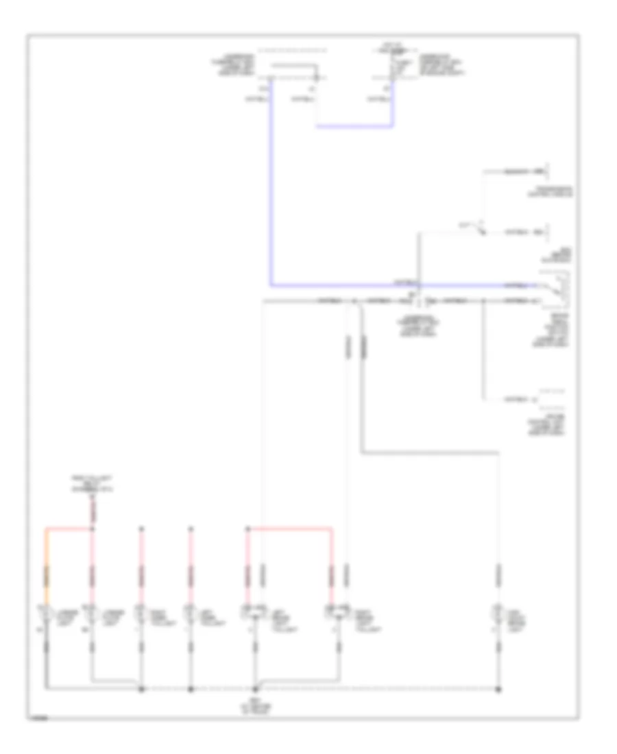 Exterior Lamps Wiring Diagram, Hybrid (2 of 2) for Honda Civic DX 2005