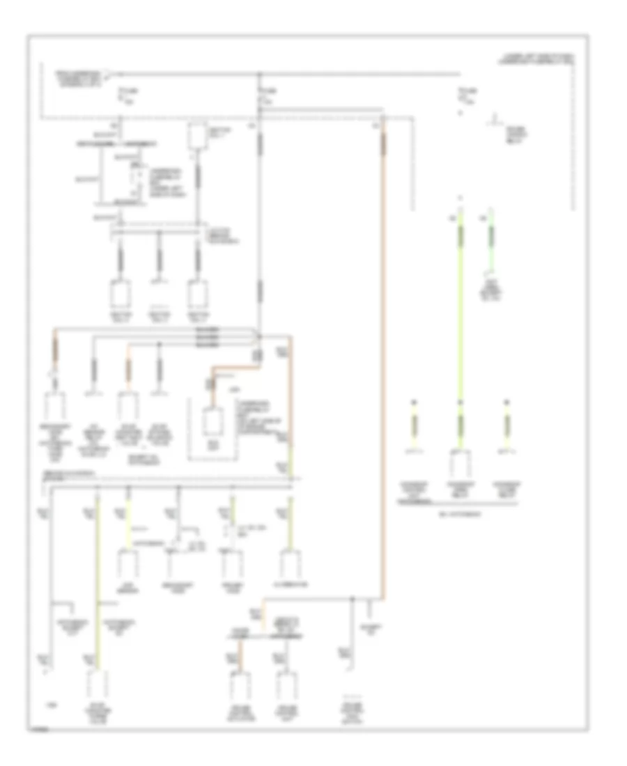 Power Distribution Wiring Diagram Except Hybrid 4 of 4 for Honda Civic DX 2005