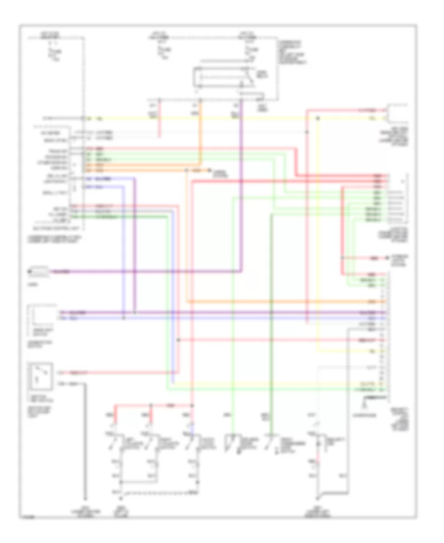 Forced Entry Wiring Diagram for Honda Element LX 2005