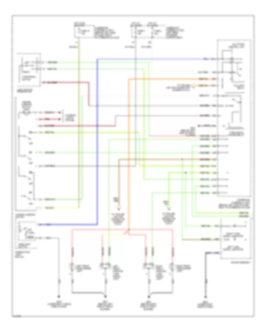 Exterior Lamps Wiring Diagram 1 of 2 for Honda Element LX 2005