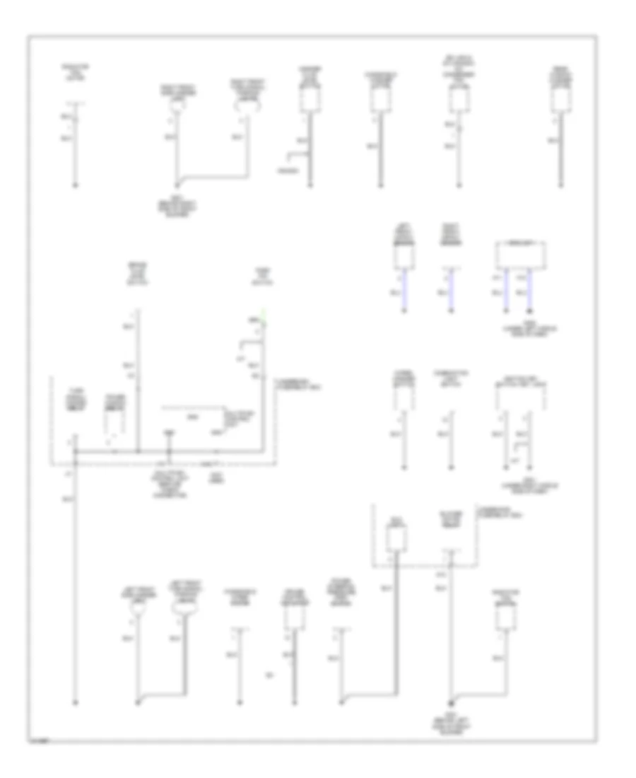 Ground Distribution Wiring Diagram 2 of 4 for Honda Element LX 2005