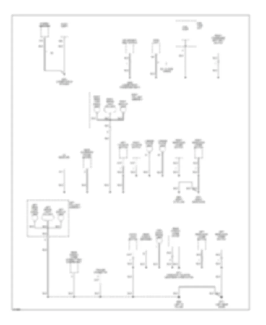 Ground Distribution Wiring Diagram 4 of 4 for Honda Element LX 2005