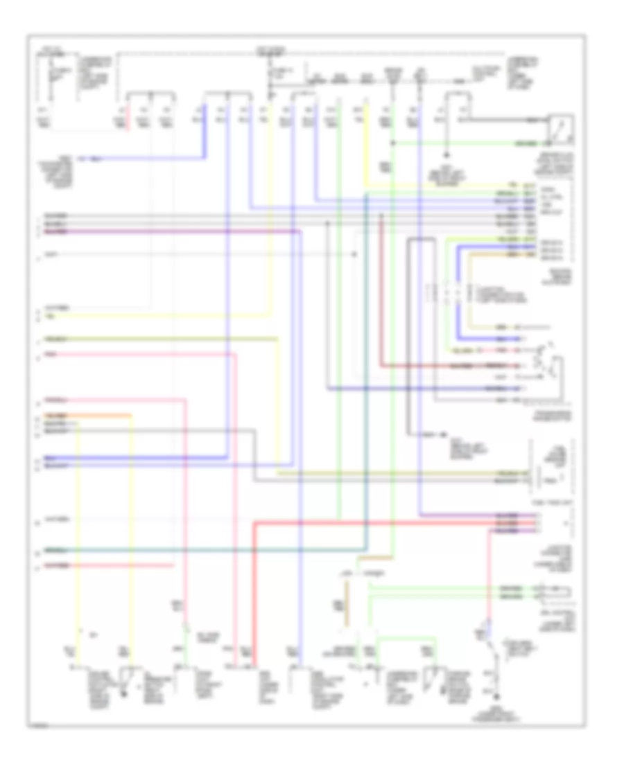 Instrument Cluster Wiring Diagram (2 of 2) for Honda Element LX 2005