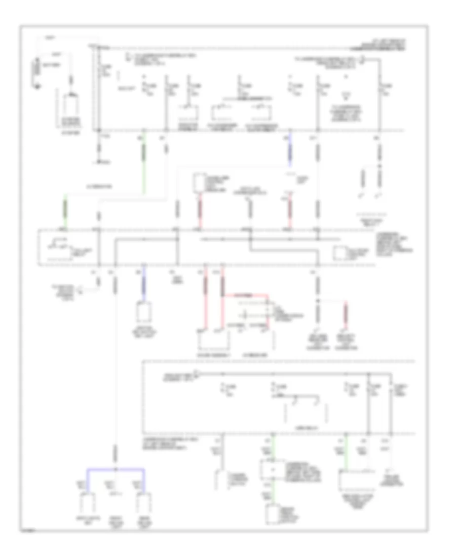 Power Distribution Wiring Diagram 1 of 4 for Honda Element LX 2005