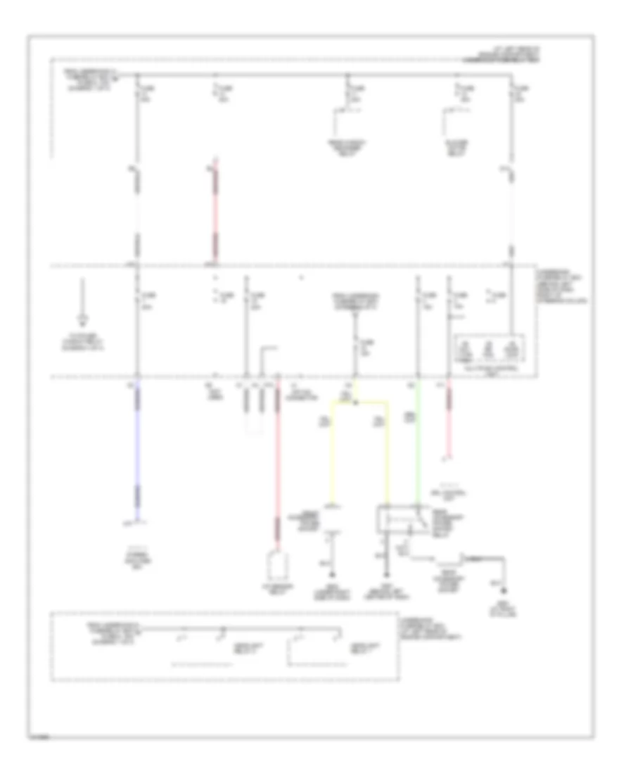 Power Distribution Wiring Diagram 2 of 4 for Honda Element LX 2005