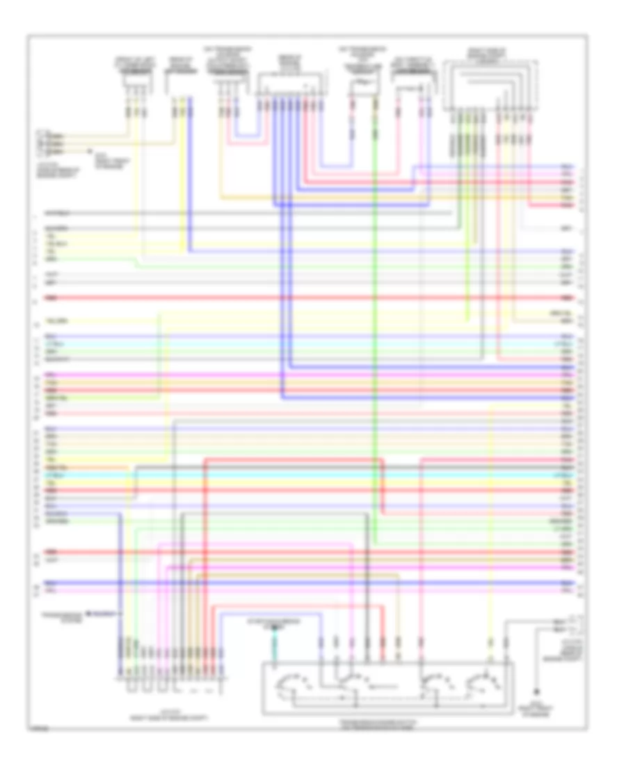 3.5L, Engine Performance Wiring Diagram (5 of 7) for Honda Ridgeline RT 2012