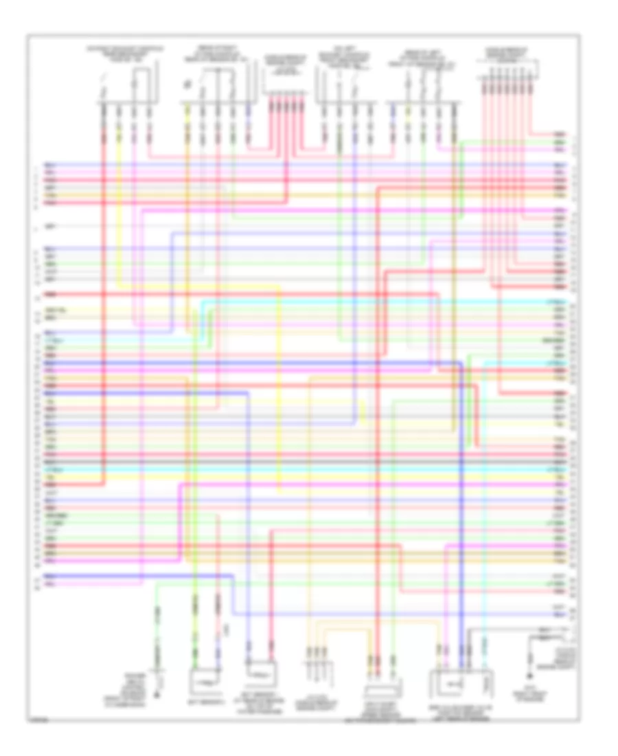 3.5L, Engine Performance Wiring Diagram (6 of 7) for Honda Ridgeline RT 2012